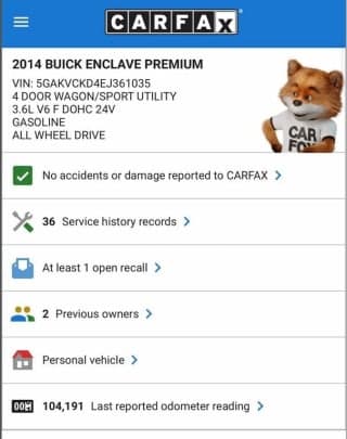 Buick 2014 Enclave