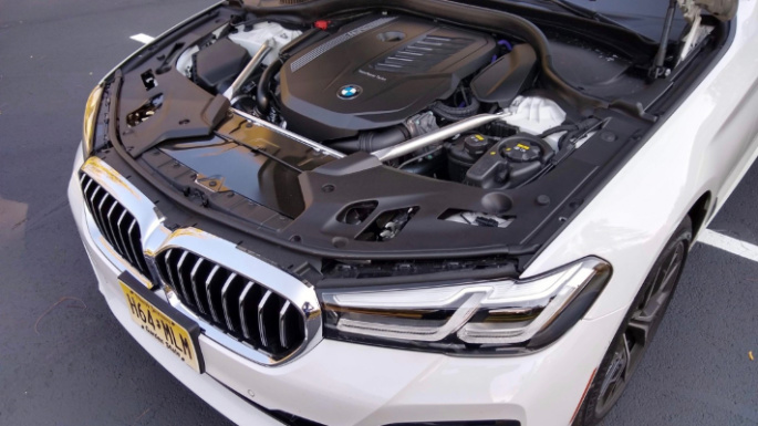 2021 BMW 5 Series Test Drive Review performanceImage