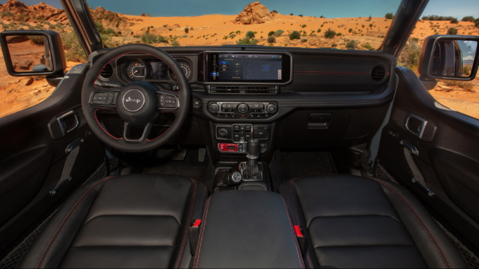 2024 Jeep Wrangler Dashboard and Seats (Safety)