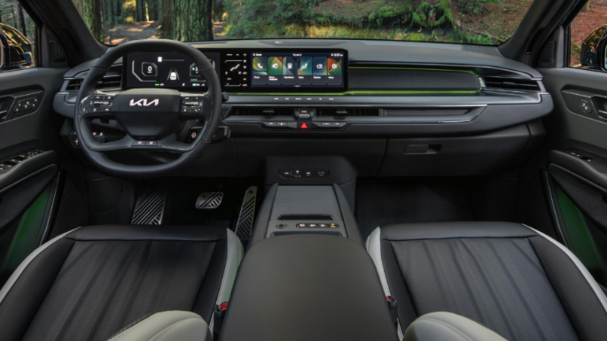 2024 Kia EV9 Dashboard and Seats (Safety)
