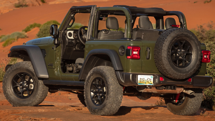 2024 Jeep Wrangler Back Right Side (Overview)