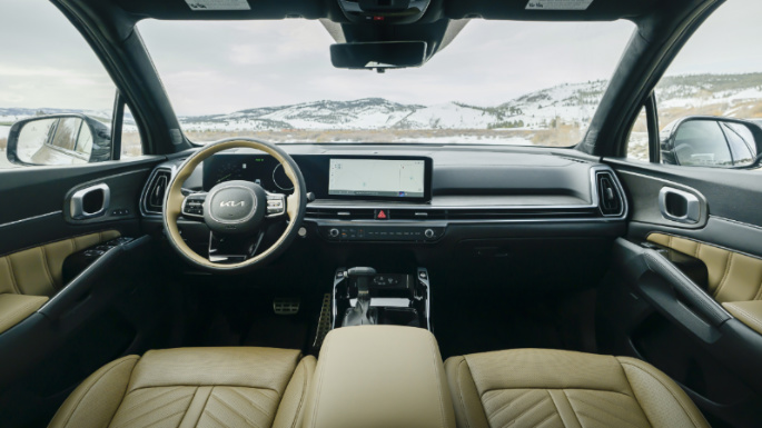 2025 Kia Sorento Dashboard and Seats (Safety)