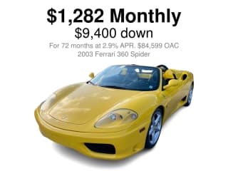 Ferrari 2003 360 Spider